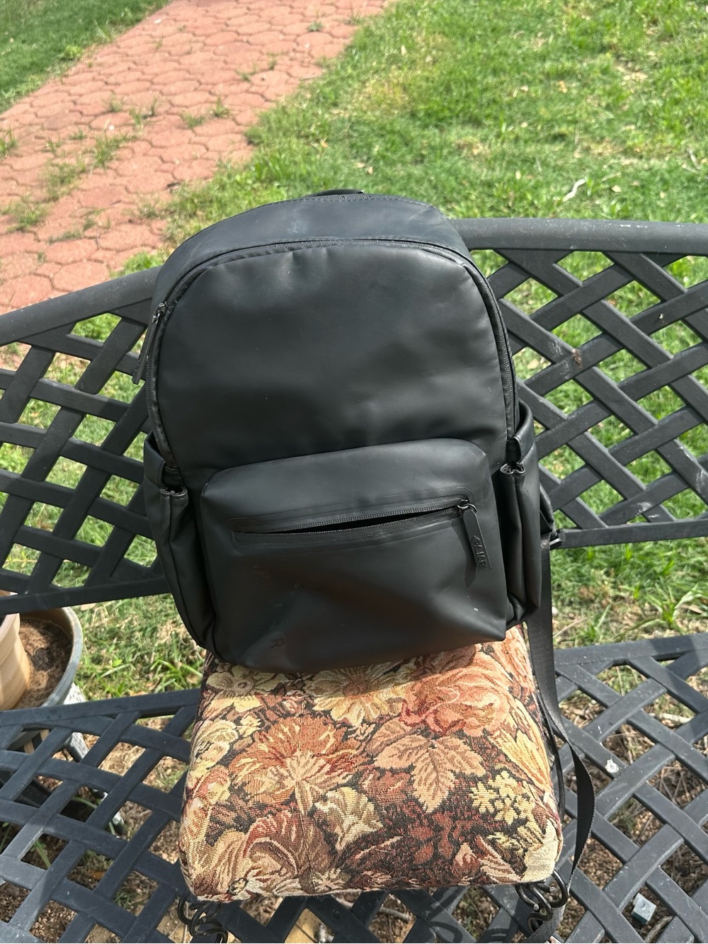 Pajar Canada Waterproof Rubberized Backpack / Tote - Matte Black